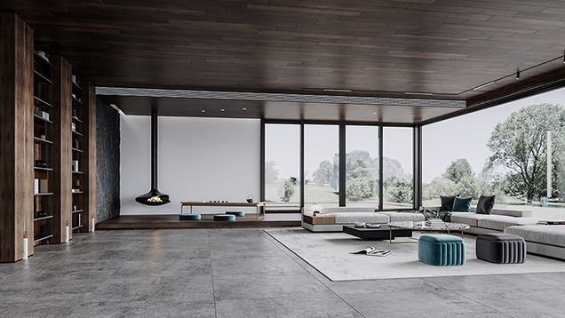 皇室推拉門（中窄款）